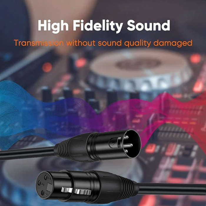 XLR 3 Pin Female to RJ45 Male Network Extension Cable for DMX-CON Controller Series, Length: 30cm...