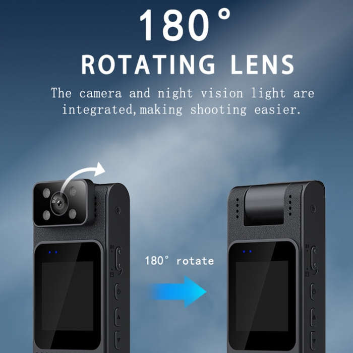 L18 180 Degree Rotation Lens High-definition Travel Recorder, Version:2K WiFi