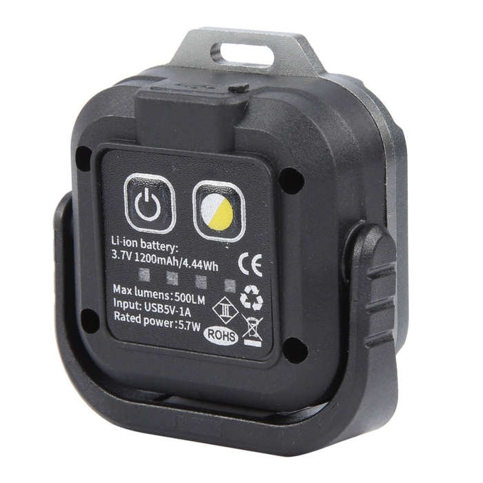 KXK-986 Multifunctional Mini Work Light 500LM with Holder(Black)