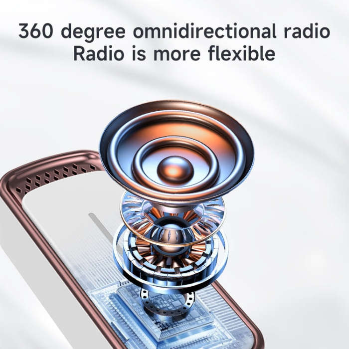 SX88 1 TX + 2 RX Smart Noise Reduction Lavalier Wireless Microphone, Specification:8 Pin(Rose Gold)