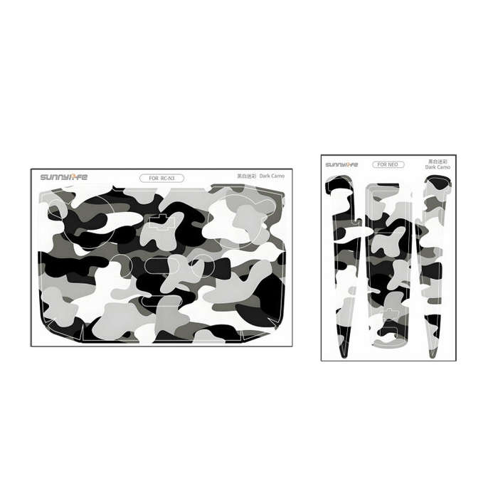 For DJI Neo Drone Body Remote Control Protective Sticker(Dark Camo)