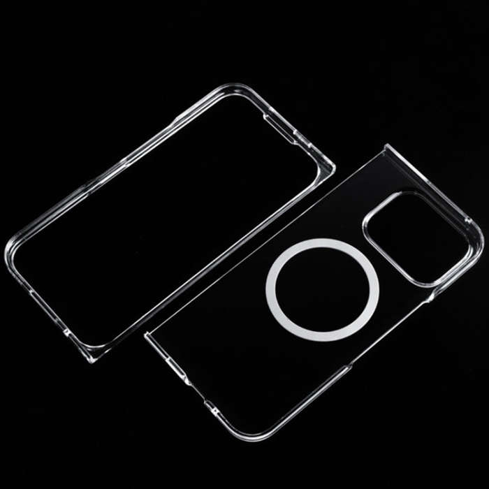 For Google Pixel 9 Pro Fold UV Transparent MagSafe PC Shockproof Phone Case