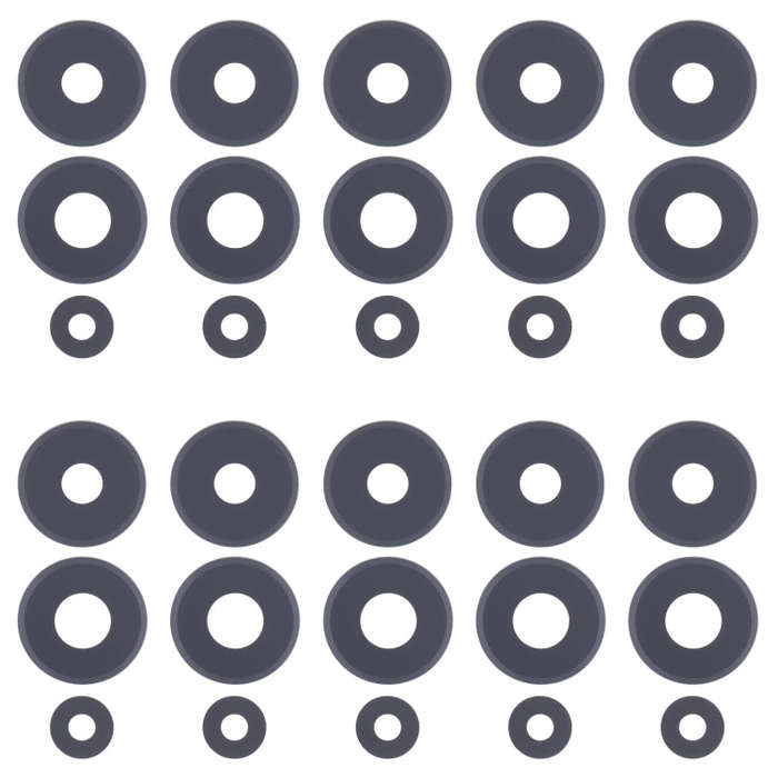 For Xiaomi Poco M6 Pro 4G 10pcs Back Camera Lens