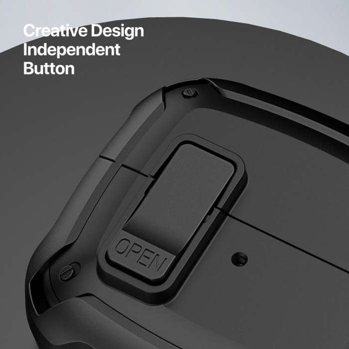 For Samsung Galaxy Buds3 / 3 Pro DUX DUCIS SECH Series Earbuds Box Protective Case(Black)