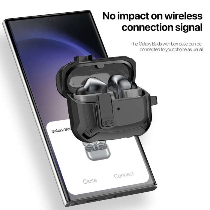 For Samsung Galaxy Buds3 / 3 Pro DUX DUCIS SECH Series Earbuds Box Protective Case(White)