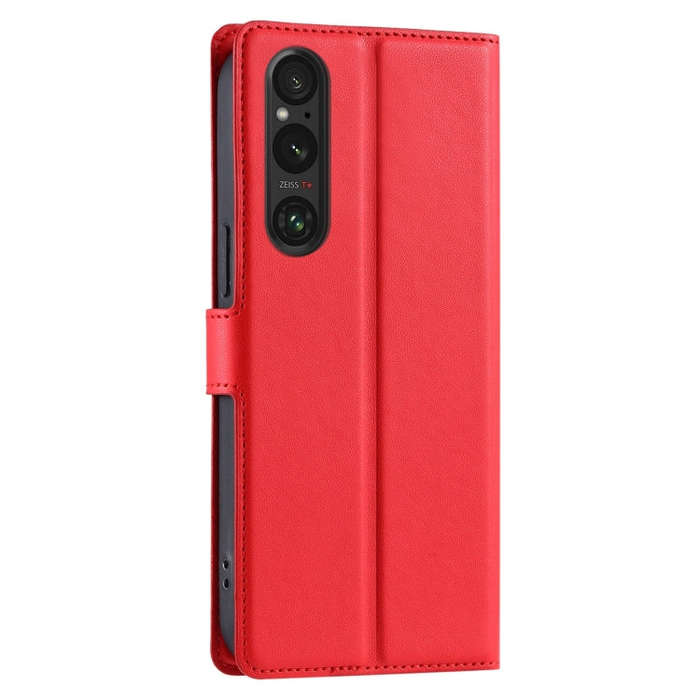For Sony Xperia 1 VI Voltage Ultra-thin Dot Leather Phone Case(Red)