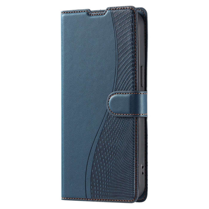 For Sony Xperia 1 VI Voltage Ultra-thin Dot Leather Phone Case(Blue)