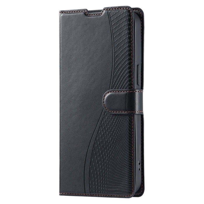For Sony Xperia 1 V Voltage Ultra-thin Dot Leather Phone Case(Black)
