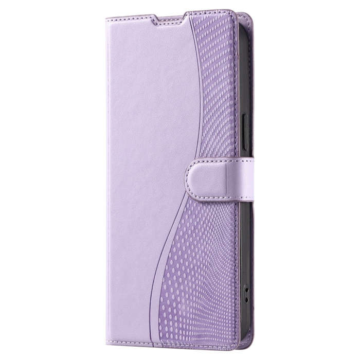 For Sony Xperia 5 IV Voltage Ultra-thin Dot Leather Phone Case(Purple)