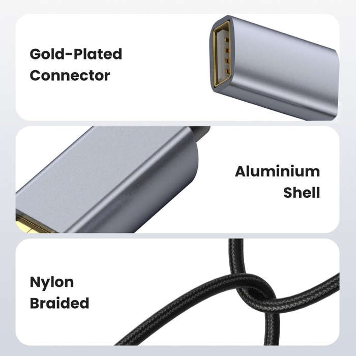 USB2.0 A Male to A Female Extension Data Charging Cable, Length:1.8m