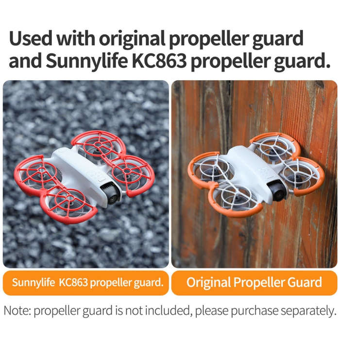 For DJI Neo Sunnylife Propeller Protective Guard Anti-collision Ring Cover(Orange)