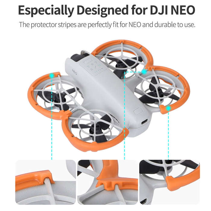 For DJI Neo Sunnylife Propeller Protective Guard Anti-collision Ring Cover(Black)