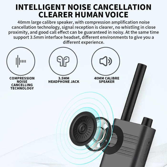 Original Xiaomi Walkie Talkie Lite(Black)