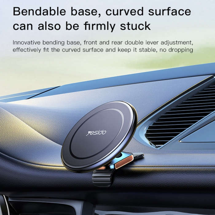 Yesido C126 Car Center Console Magsafe Magnetic Phone Holder(Black)