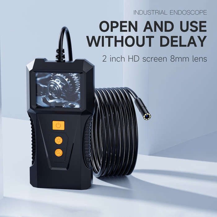 P230 8mm 2 inch Single Camera Endoscope with Screen, Length:5m