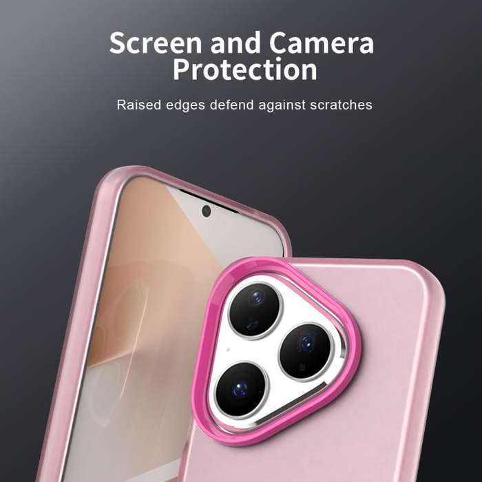 For Huawei Pura 80 Candy PC Hybrid TPU Shockproof Phone Case(Red)