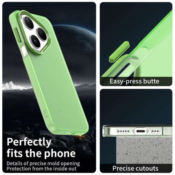 For Huawei Pura 80 Candy PC Hybrid TPU Shockproof Phone Case(Green)
