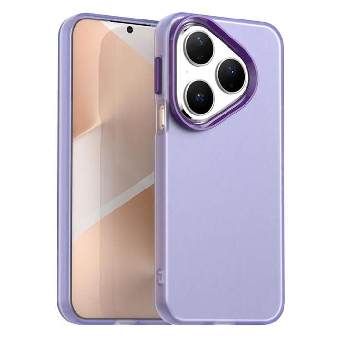 For Huawei Pura 80 Candy PC Hybrid TPU Shockproof Phone Case(Purple)
