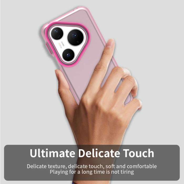 For Huawei Pura 80 Pro Candy PC Hybrid TPU Shockproof Phone Case(Red)