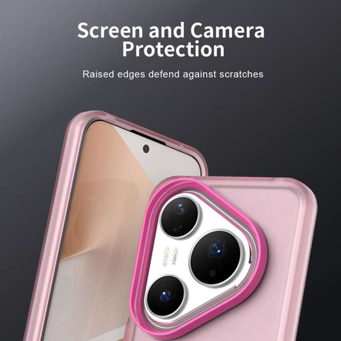 For Huawei Pura 80 Pro Candy PC Hybrid TPU Shockproof Phone Case(Red)