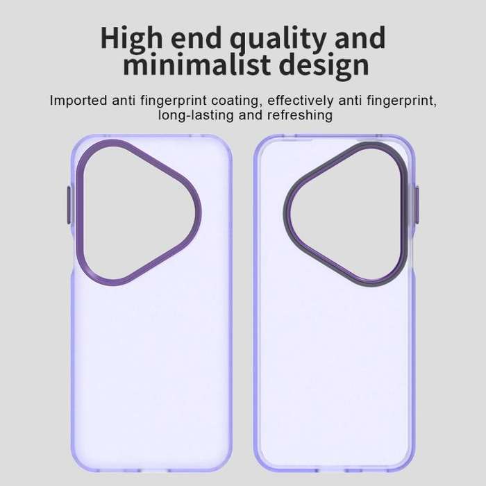 For Huawei Pura 80 Pro Candy PC Hybrid TPU Shockproof Phone Case(Purple)