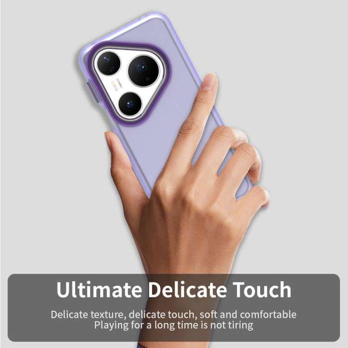 For Huawei Pura 80 Pro Candy PC Hybrid TPU Shockproof Phone Case(Purple)