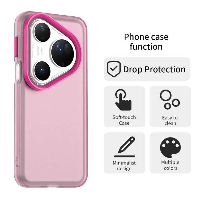 For Huawei Pura 80 Ultra Candy PC Hybrid TPU Shockproof Phone Case(Red)