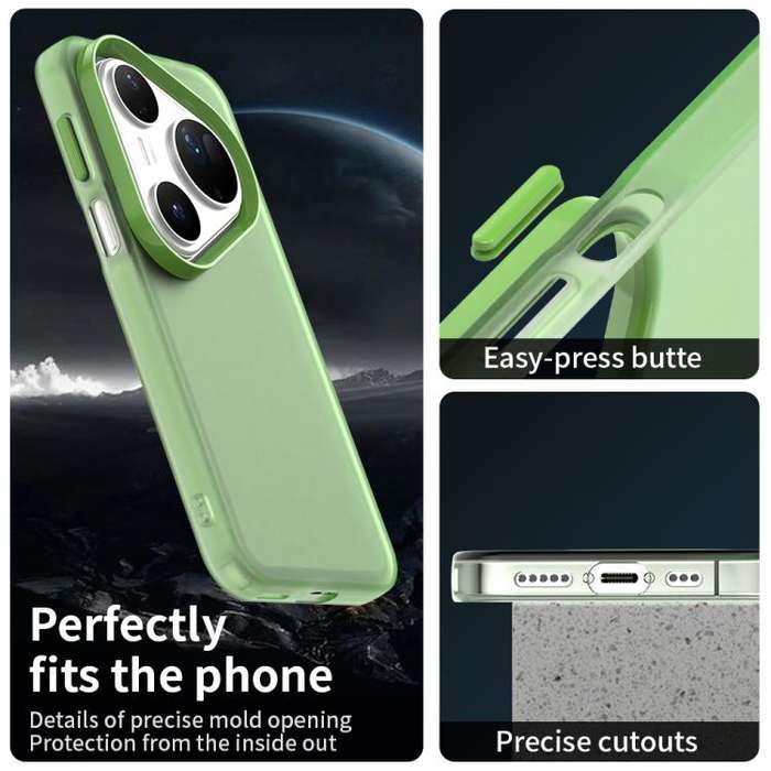 For Huawei Pura 80 Ultra Candy PC Hybrid TPU Shockproof Phone Case(Green)