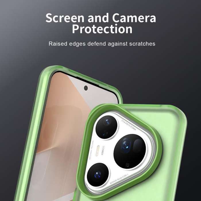 For Huawei Pura 80 Ultra Candy PC Hybrid TPU Shockproof Phone Case(Green)