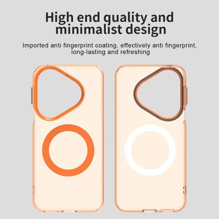 For Huawei Pura 80 Candy Magsafe PC Hybrid TPU Phone Case(Orange)