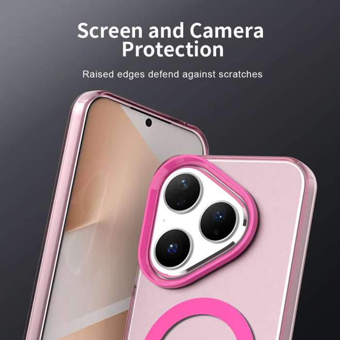 For Huawei Pura 80 Candy Magsafe PC Hybrid TPU Phone Case(Red)