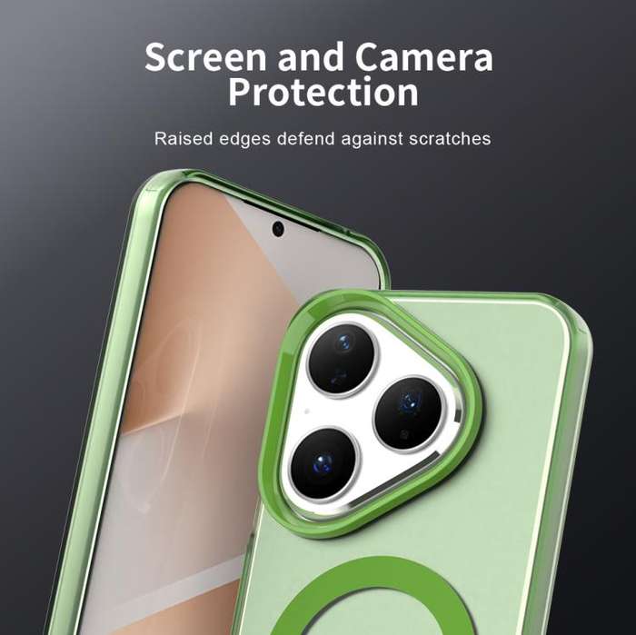 For Huawei Pura 80 Candy Magsafe PC Hybrid TPU Phone Case(Green)