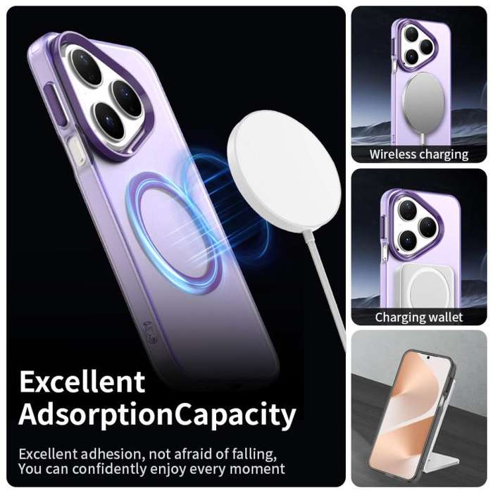 For Huawei Pura 80 Candy Magsafe PC Hybrid TPU Phone Case(Purple)