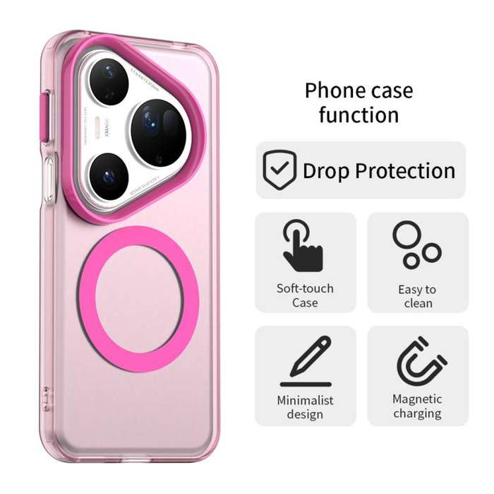 For Huawei Pura 80 Ultra Candy Magsafe PC Hybrid TPU Phone Case(Red)