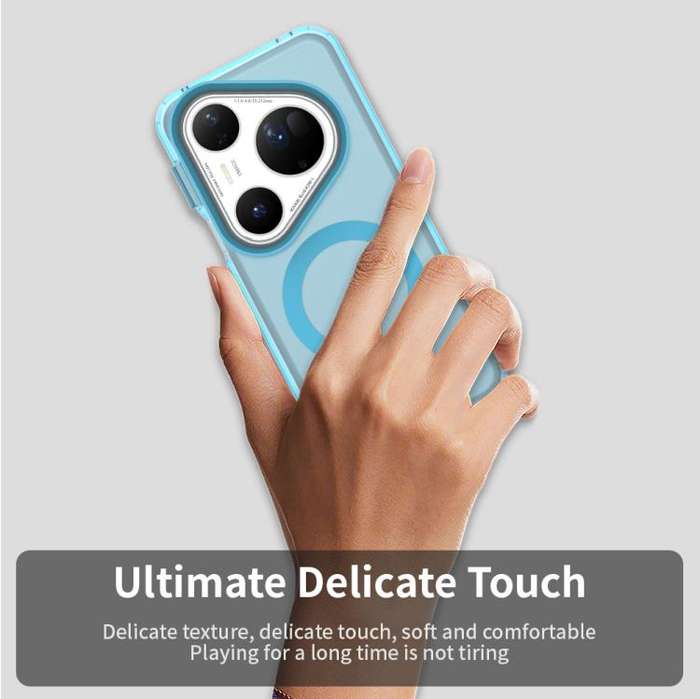 For Huawei Pura 80 Ultra Candy Magsafe PC Hybrid TPU Phone Case(Blue)