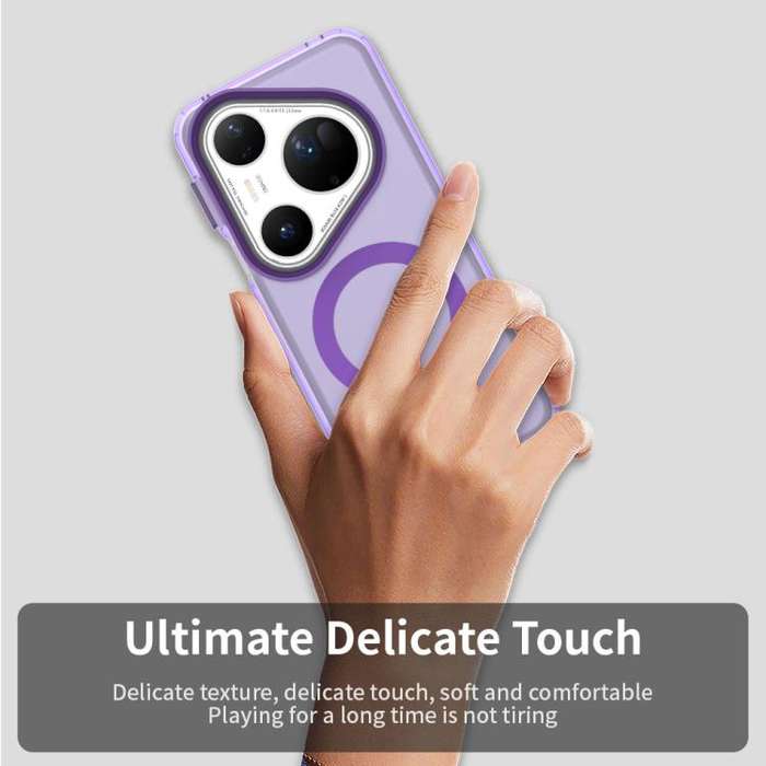 For Huawei Pura 80 Ultra Candy Magsafe PC Hybrid TPU Phone Case(Purple)