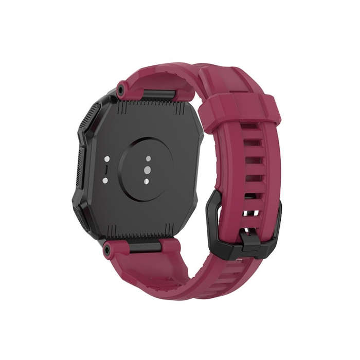 For Huami Amazfit Ares 1908 Silicone Watch Band(Red)