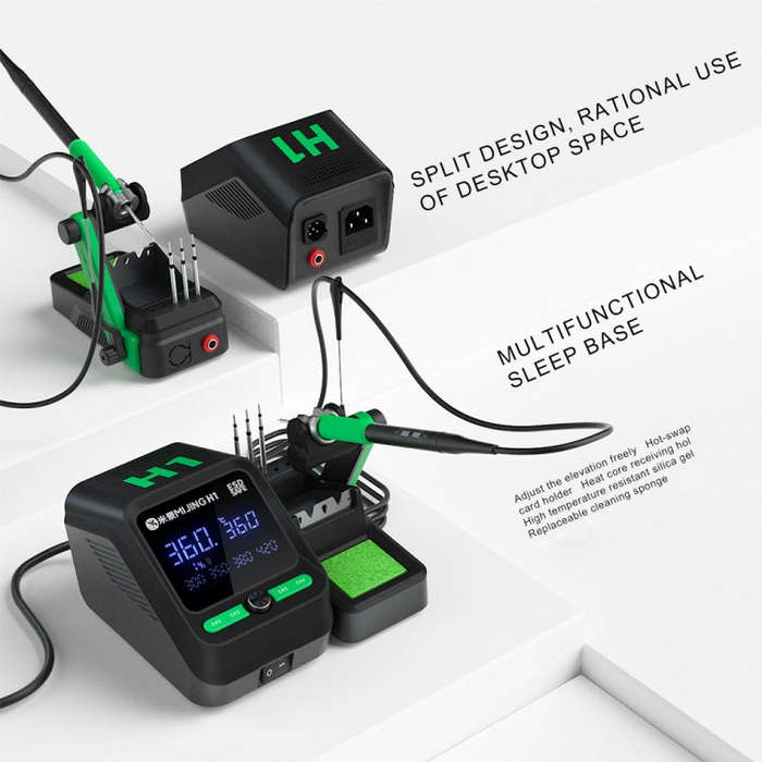 Mijing H1 Split Intelligent Temperature Control Soldering Station for Mobile Phone Repair, Plug:U...