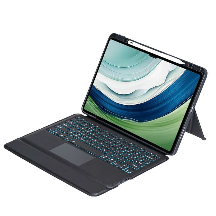 For Huawei MatePad Pro 13.2 2025 / 2023 Detachable Backlit Bluetooth Keyboard Leather Case with T...