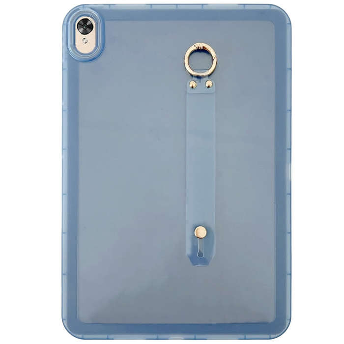 For Huawei MatePad 10.8 / M6 10.8 Wristband Holder PC Hybrid TPU Soft Tablet Case(Blue)