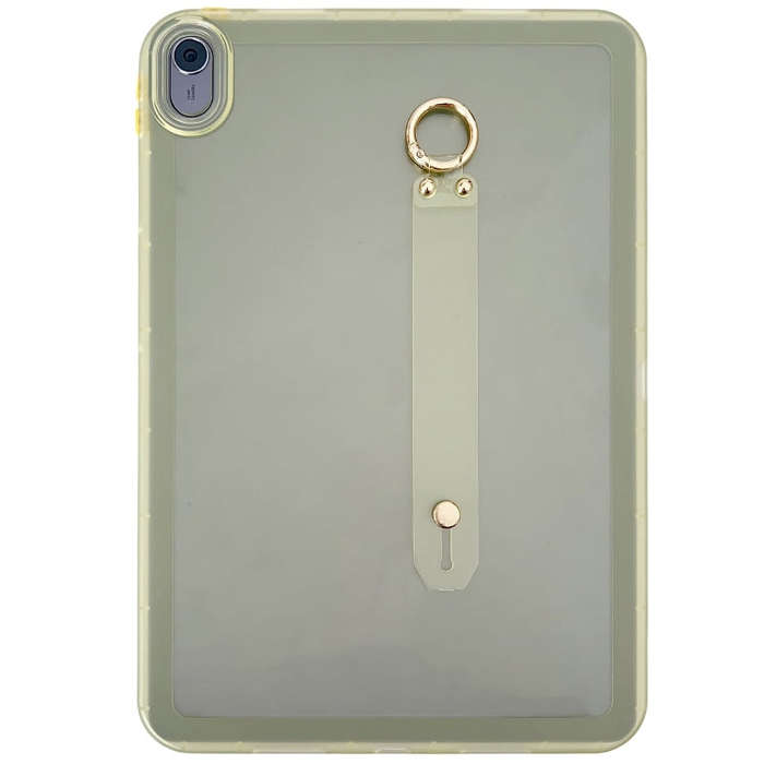 For Huawei MatePad 11.5 Wristband Holder PC Hybrid TPU Soft Tablet Case(Yellow)