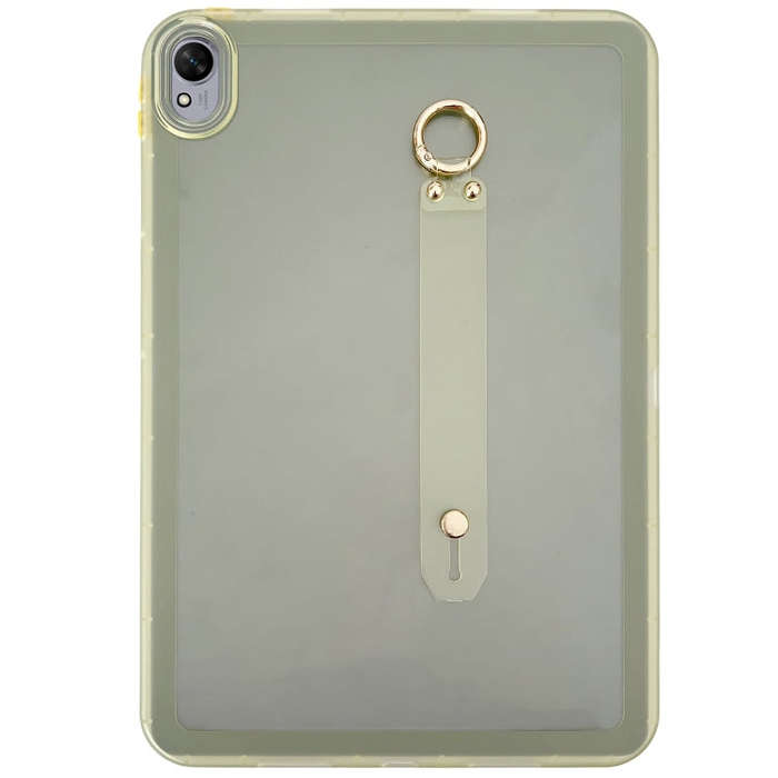 For Huawei MatePad 11.5 S Wristband Holder PC Hybrid TPU Soft Tablet Case(Yellow)
