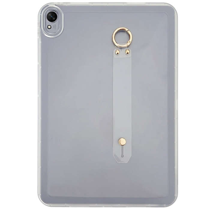 For Huawei MatePad 11.5 S Wristband Holder PC Hybrid TPU Soft Tablet Case(Transparent)