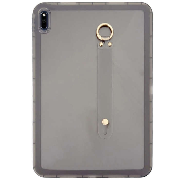 For Huawei MatePad Pro 10.8 2021 / 2019 Wristband Holder PC Hybrid TPU Soft Tablet Case(Black)