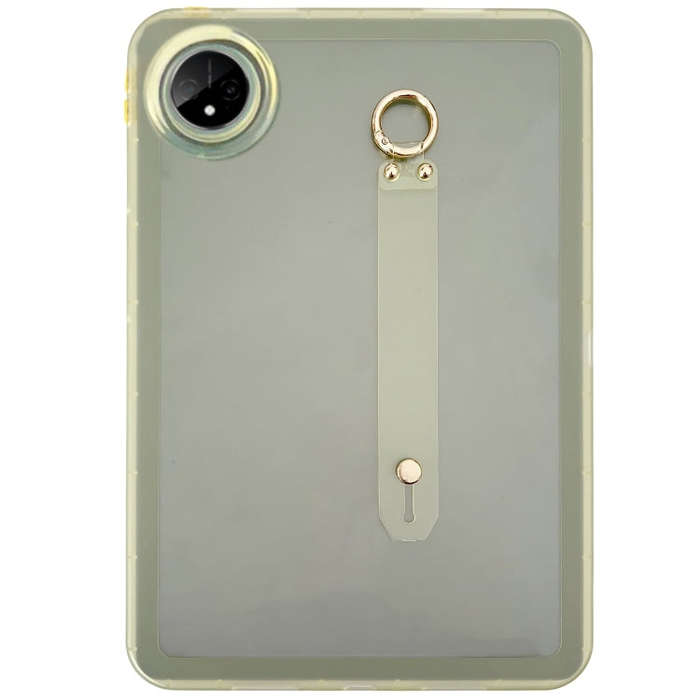 For Huawei MatePad Pro 11 2022 Wristband Holder PC Hybrid TPU Soft Tablet Case(Yellow)