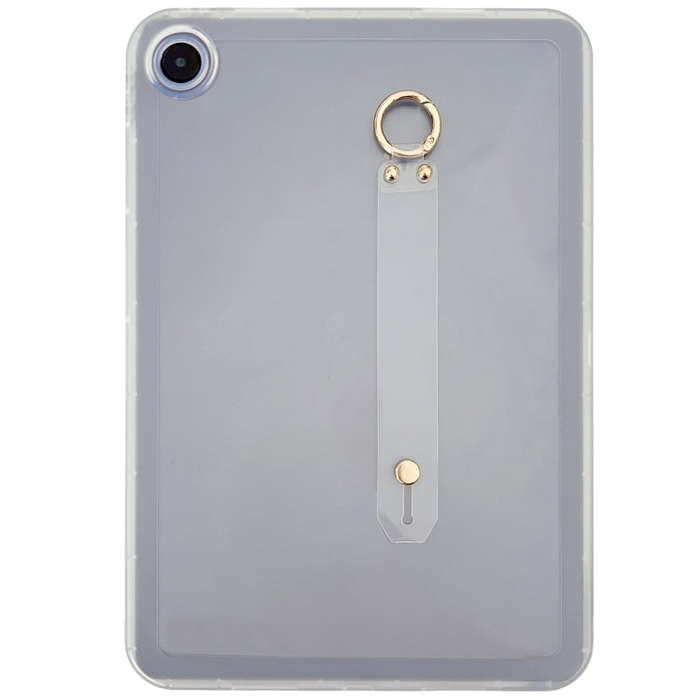 For Huawei MatePad SE 10.1 Wristband Holder PC Hybrid TPU Soft Tablet Case(Transparent)