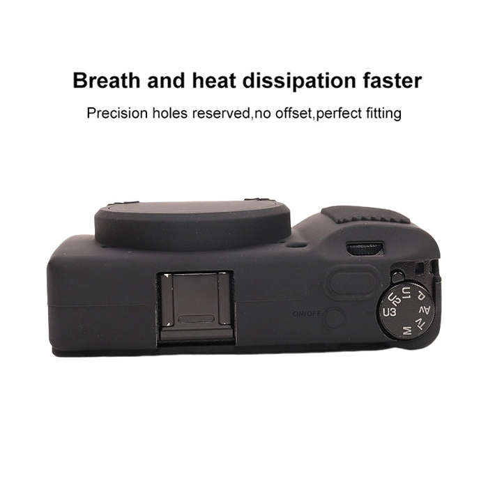 For Ricoh GR III Soft Silicone Protective Case(Black)