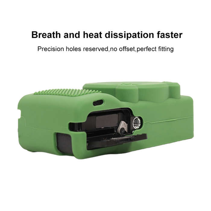 For Ricoh GR III Soft Silicone Protective Case(Green)