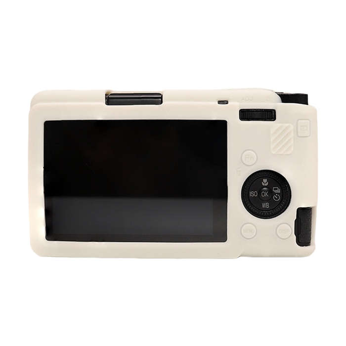 For Ricoh GR III Soft Silicone Protective Case(White)