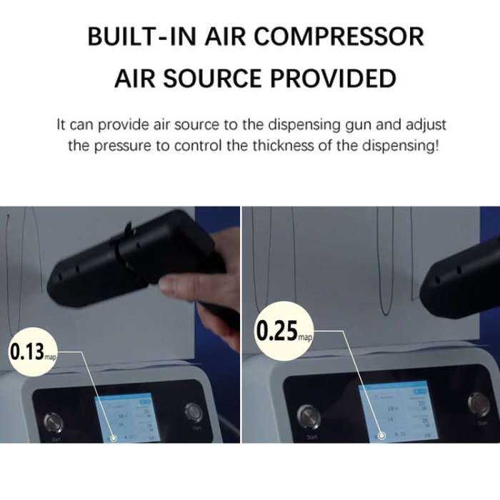 TBK 201P Frame / Screen / Back Cover Pressure Holding Machine with Built-in Vacuum Pump, Plug:EU ...